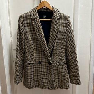 Oversized Gap Houndstooth Blazer
